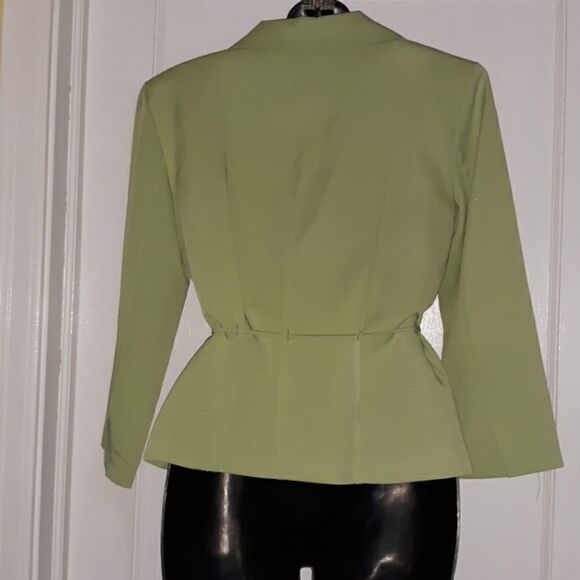 Lime green tabloid jacket size 8 - Picture 3 of 8